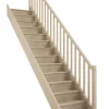 Handystairs Gesloten Rechte Trap "Vega80" - 280 Cm Hoog - 13 Grenen Treden - Met Leuning