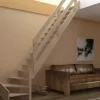 Handystairs Molenaarstrap "Rustic60" - Kwartslag Rechts - Hoogte 280Cm - 13 Treden Van Grenenhout