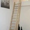 Handystairs Molenaarstrap "Torino" Inclusief Leuning - 62 Cm Breed - 280 Cm Hoog - 13 Grenen Treden