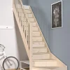 Handystairs Open Kwartslagtrap "Vega80" - Links - 280 Cm Hoog - 13 Grenen Treden - Met Leuning
