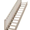 Handystairs Open Rechte Trap "Vega80" - 280 Cm Hoog - 13 Grenen Treden - Met Leuning