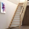 Handystairs Steektrap "Rustic60" - 60Cm Breed - Hoogte 280Cm - 13 Treden Van Grenenhout (30Mm)