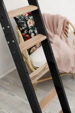 Handystairs Uitschuifbare Steektrap Max6 - H=152 Cm - Grenenhout - Zwart