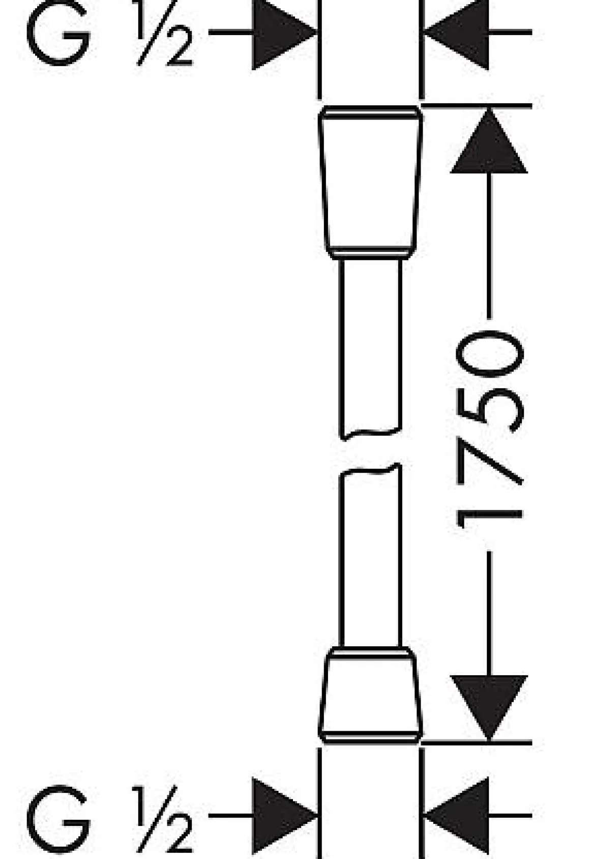 Hansgrohe Doucheslang Isiflex 175Cm Chroom