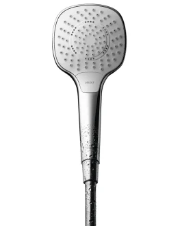 Hansgrohe Handdouche Myselect E Multi-Jet 100Mm 3 Stralen Chroom/Wit