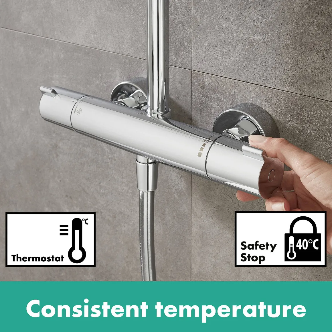Hansgrohe Thermostatische Bad- En Douchemengkraan Myfox Chroom