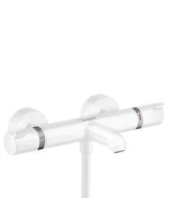 Hansgrohe Thermostatische Badkraan Ecostat Comfort Wit Mat