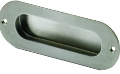 Hettich Deurknop Ovaal Rvs