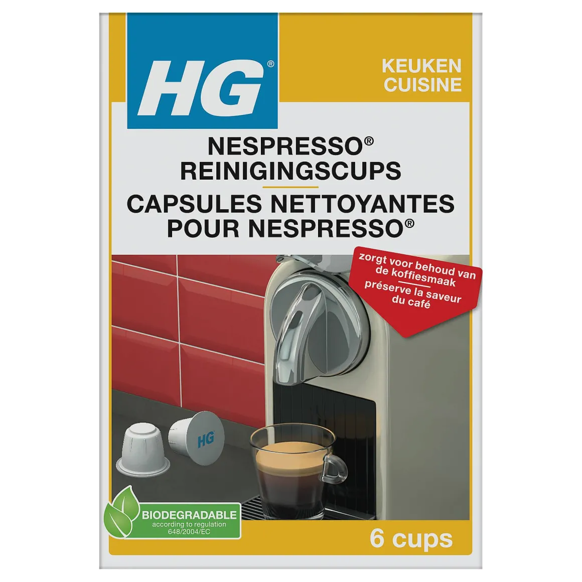 Hg Nespresso® Reinigingscups 6St