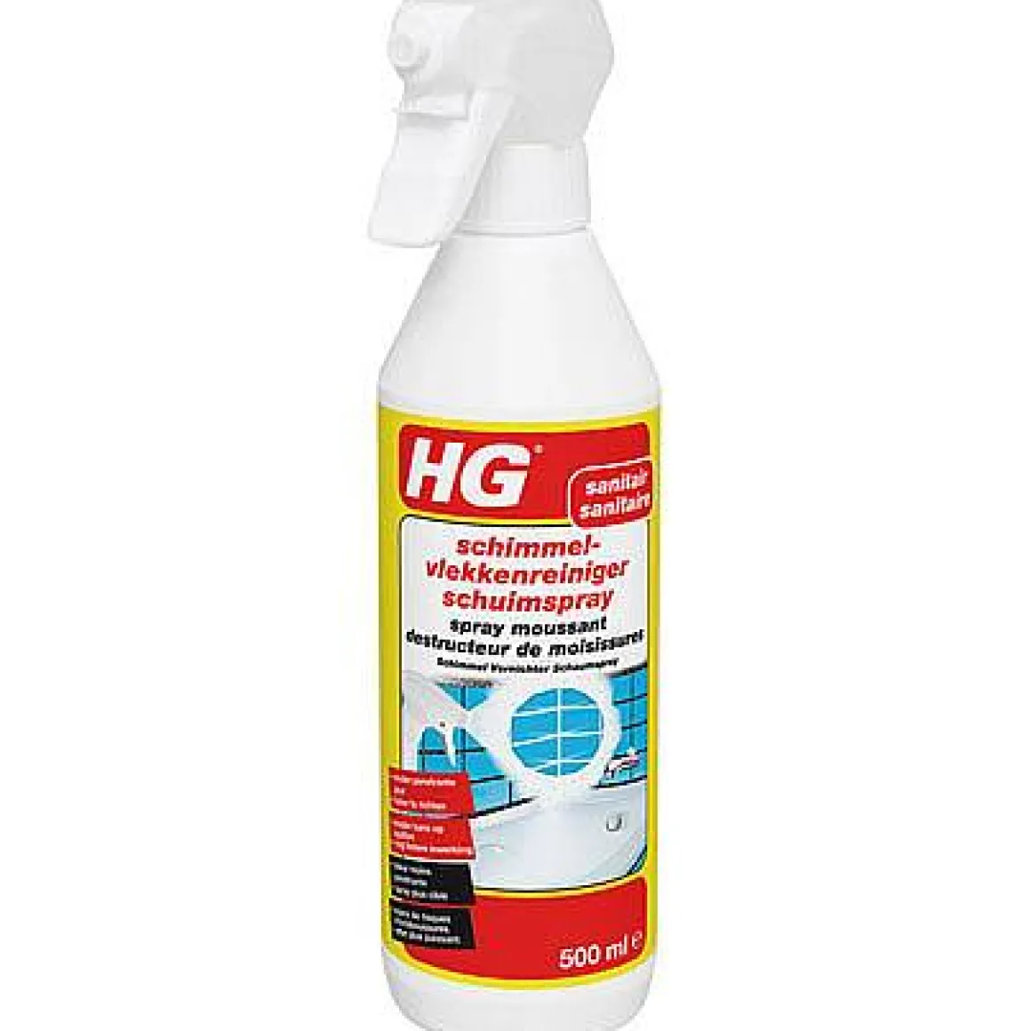 Hg Schimmelvlekkenreiniger Schuimspray 500 Ml