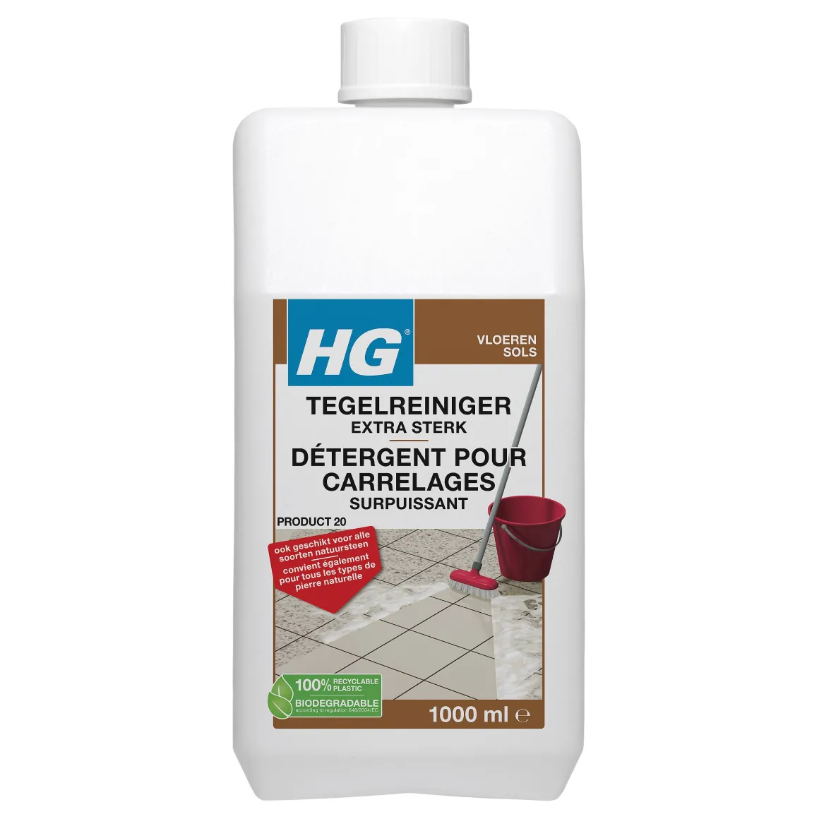 Hg Tegelreiniger Extra Sterk 1L