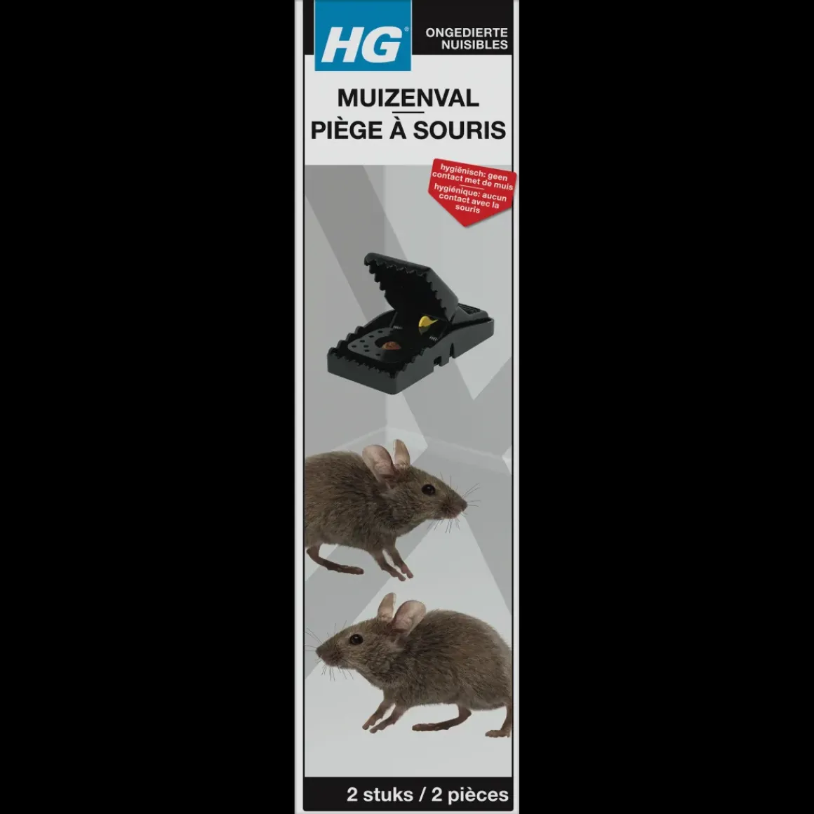 Hg X Muizenvallen 2 Stuks