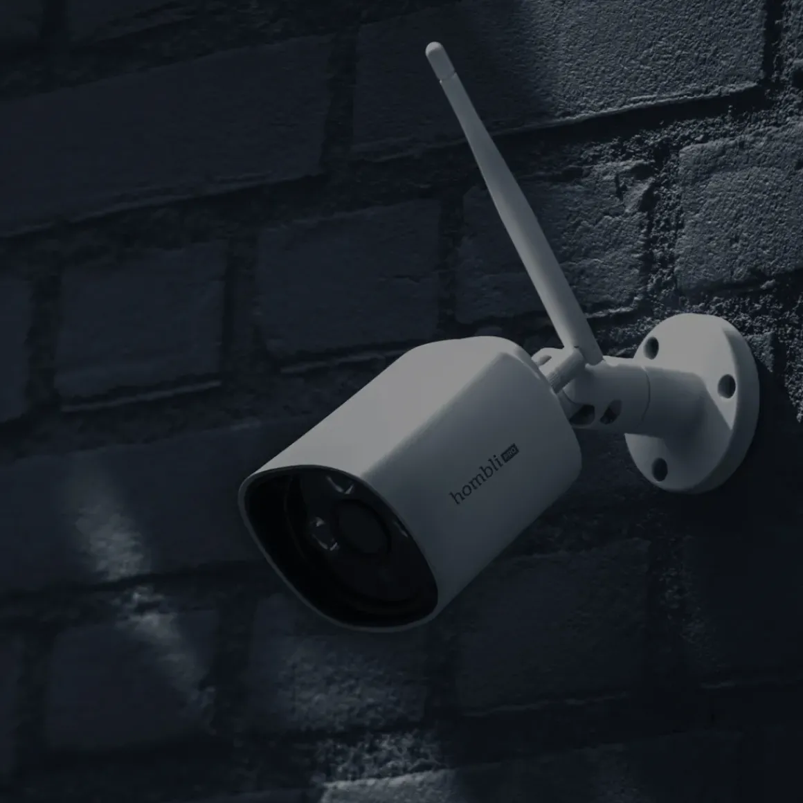 Hombli Slimme Beveiligingscamera Buiten Wifi Full Hd Nachtzicht Wit