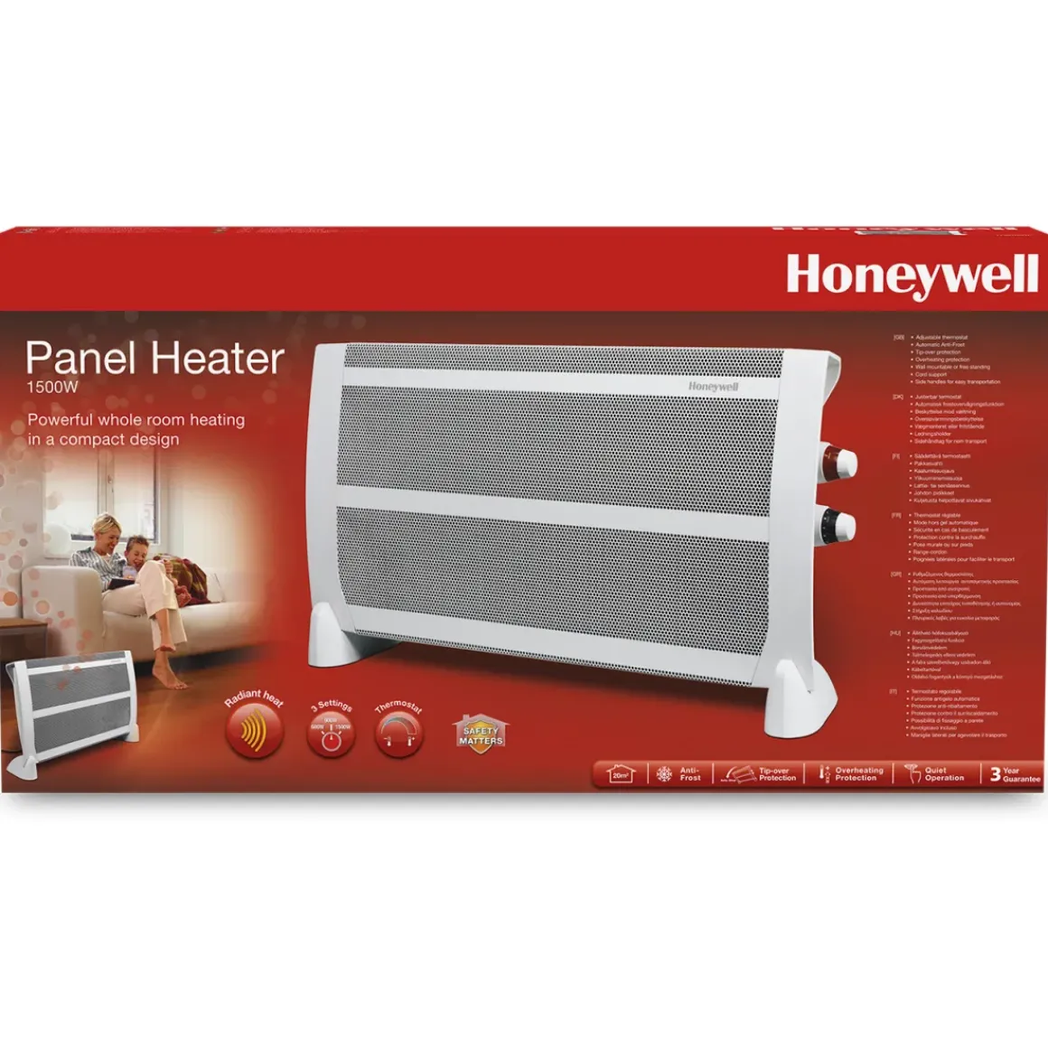 Honeywell Convectorkachel Hw223E 1500W Wit
