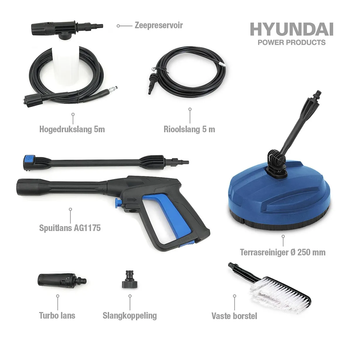 Hyundai Hogedrukreiniger 1500W