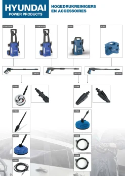 Hyundai Hogedrukreiniger 1600W 135Bar