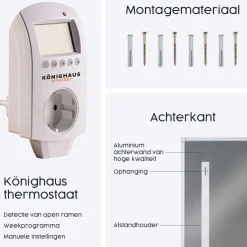 Infrarood Verwarming M-Serie 300W Met Thermostaat