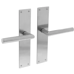 Intersteel Deurklink Jura + Met Plaat 250X55X2 Mm Blind Geborsteld Rvs