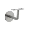Intersteel Leuninghouder Gebogen Vlak Zadel Rvs Geborsteld
