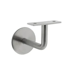 Intersteel Leuninghouder Gebogen Vlak Zadel Rvs Geborsteld