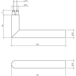 Intersteel Veiligheidsbeslag Set Voordeur Skg*** Ronde Rozet Rvs Zwart