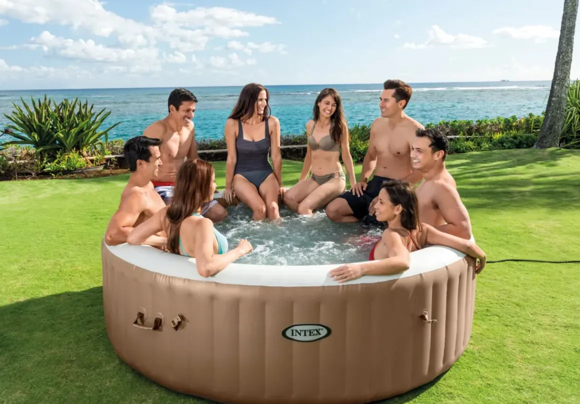 Intex Bubbelbad Purespa Bubble Sahara 28412 8Personen 1339L O236X71Cm