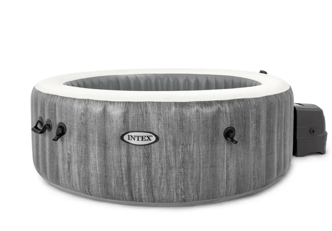 Intex Bubbelbad Purespa Bubble Greywood 4 Personen O196X71Cm