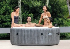 Intex Bubblebad Purespa Bubble Baltik 6Personen Grijs O216X71Cm