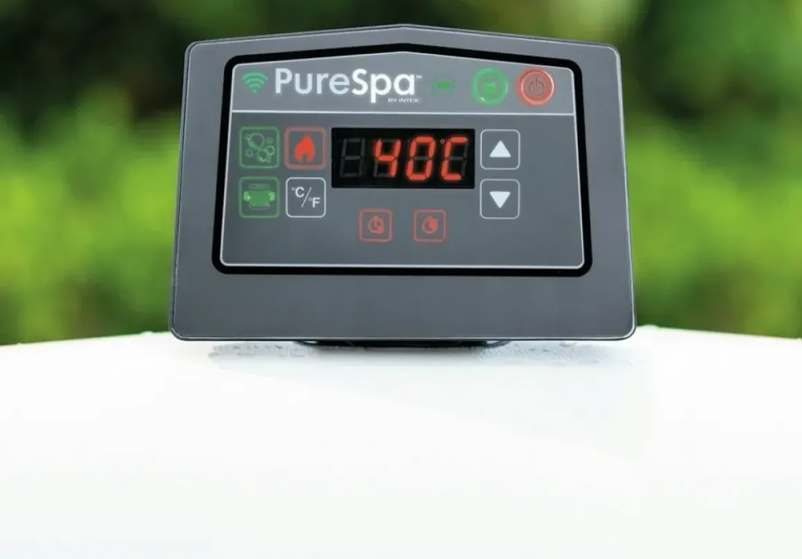 Intex Bubblebad Purespa Bubble Baltik 6Personen Grijs O216X71Cm
