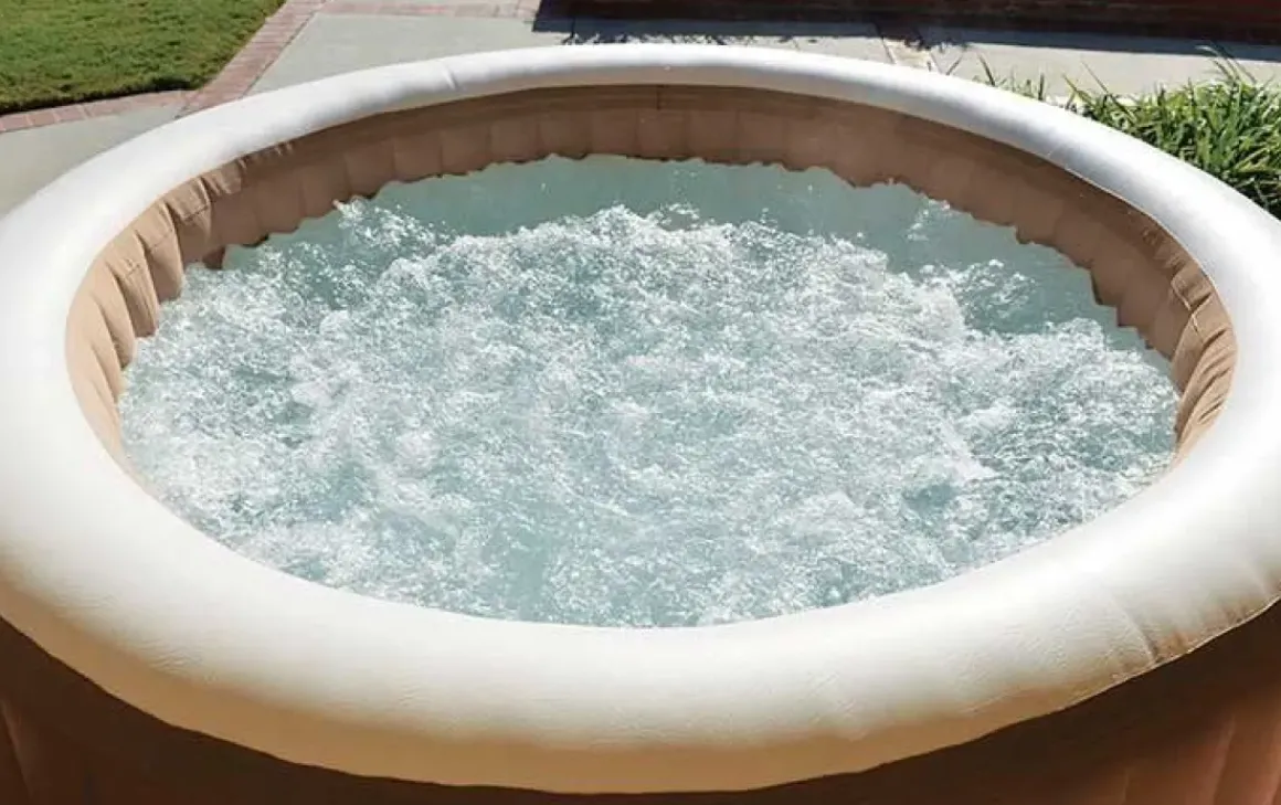 Intex Bubblebad Purespa Sahara 6Personen Beige O216X71Cm