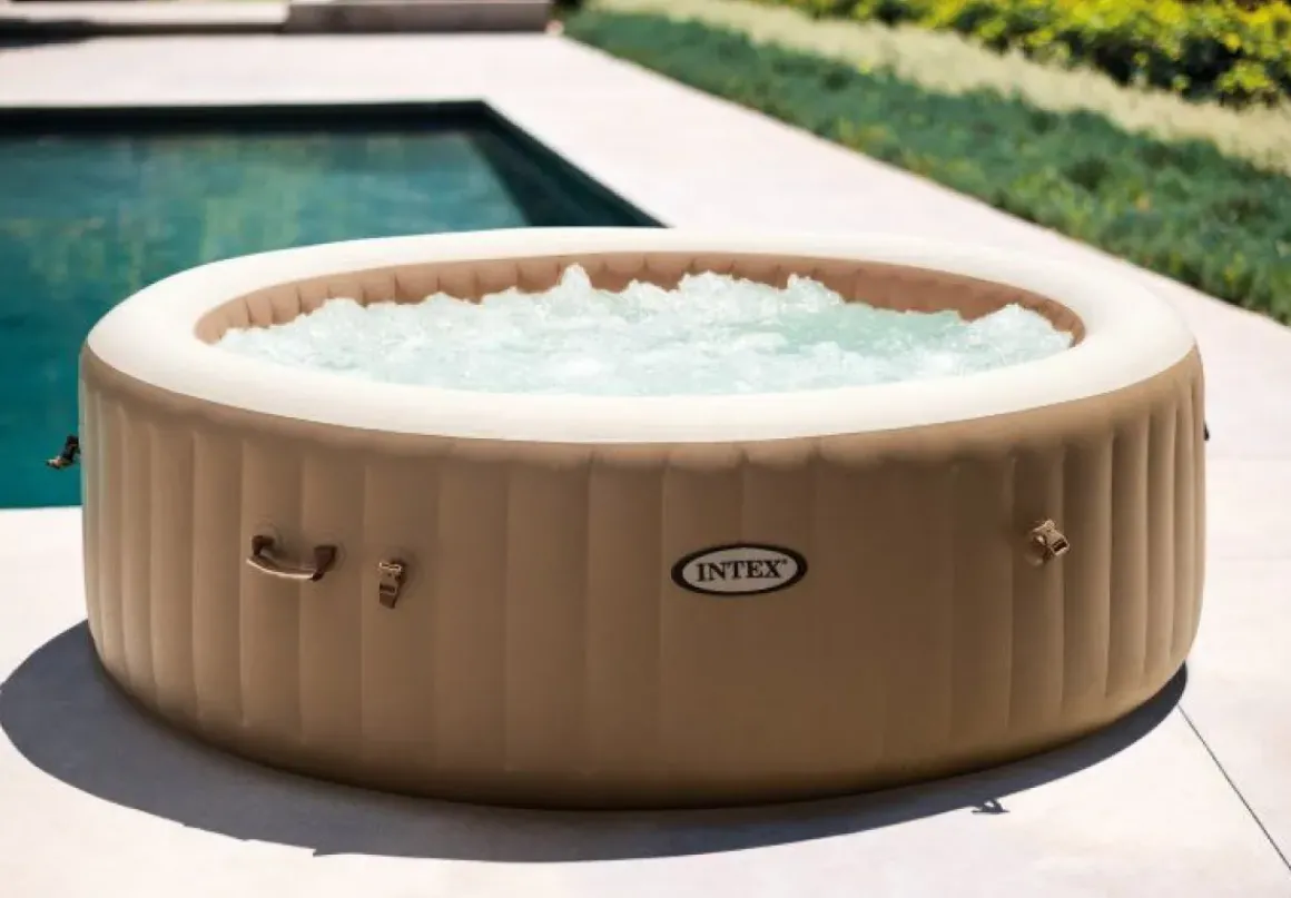 Intex Bubblebad Purespa Sahara 6Personen Beige O216X71Cm