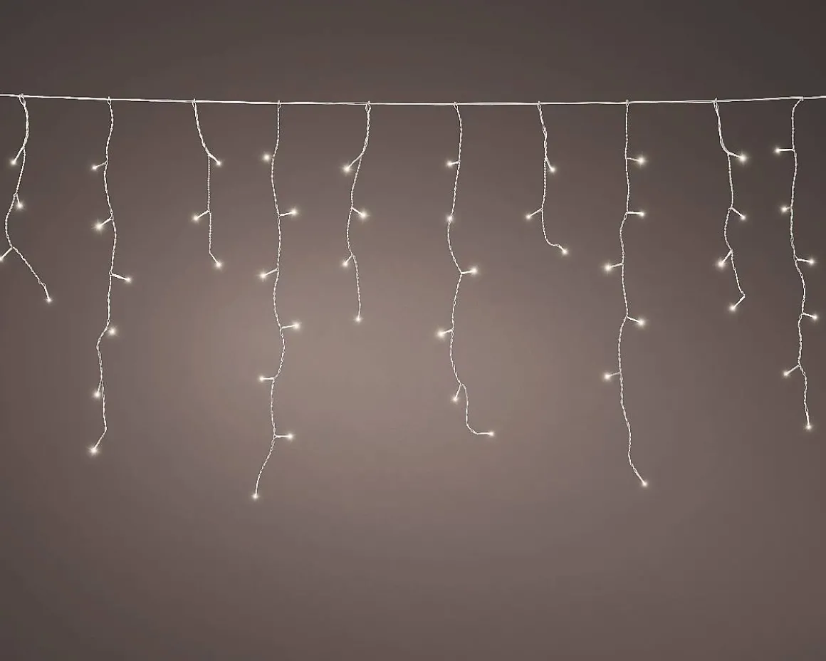 Kerstverlichting Connect Gordijn 250 Led Lampjes Warm Wit