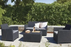 Keter Balkon Loungeset Mia + Opbergbox 4-Delig