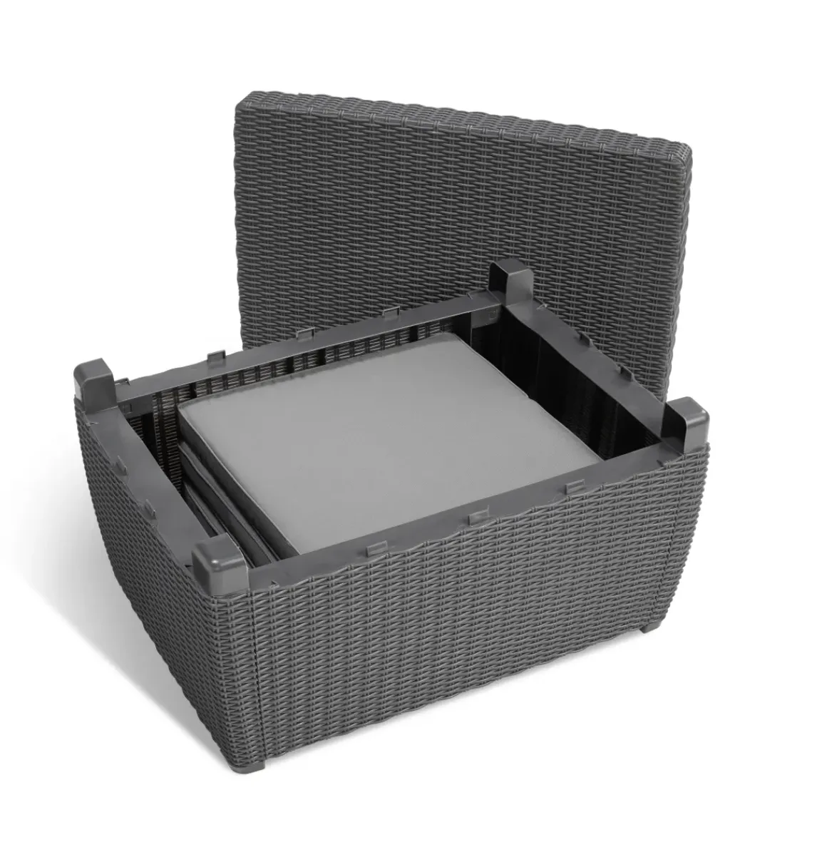 Keter Balkon Loungeset Mia + Opbergbox 4-Delig