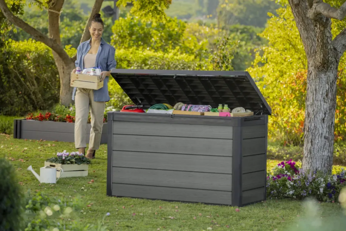 Keter Cortina Opbergbox - 757L - 151.7X72.5X90 Cm - Grijs