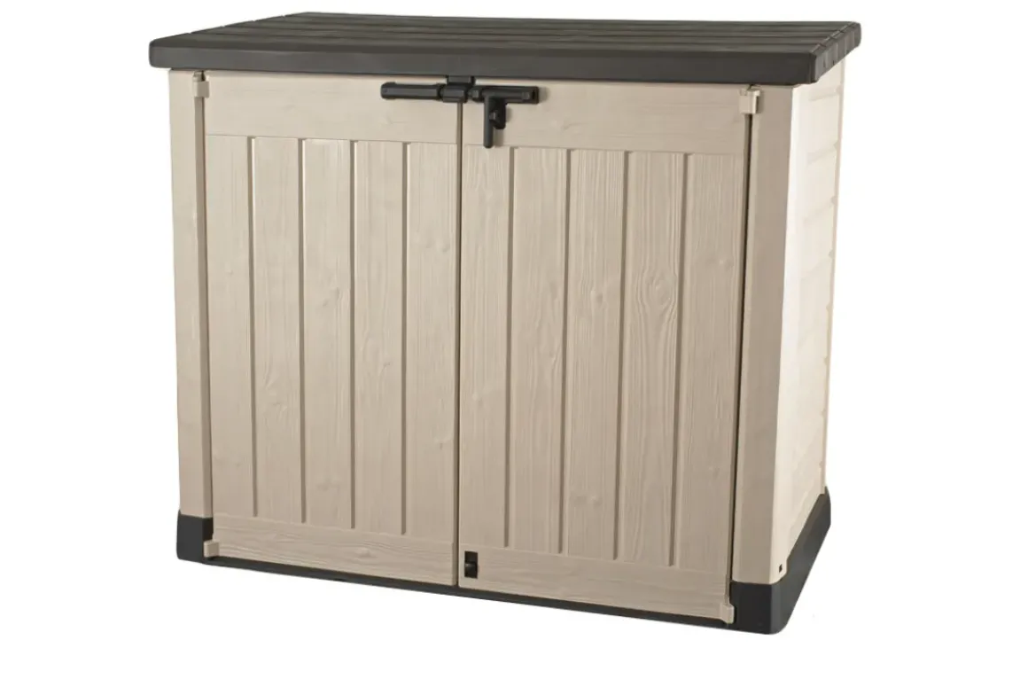 Keter Opbergkast Store It Out Max Beige/Bruin 146X125Cm