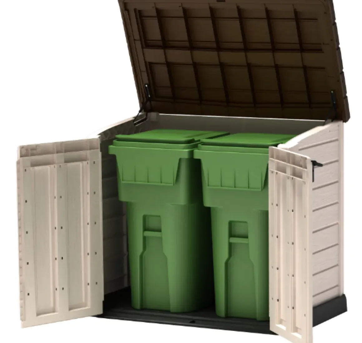 Keter Opbergkast Store It Out Max Beige/Bruin 146X125Cm