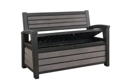 Keter Tuinbank Hudson Opberg Grijs 260L