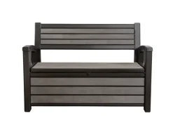 Keter Tuinbank Hudson Opberg Grijs 260L