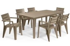 Keter Tuinstoel Julie Cappuccino 61,5X58,5X79Cm