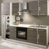 Keukenblok Sofia 250Cm Notenhout Bruin