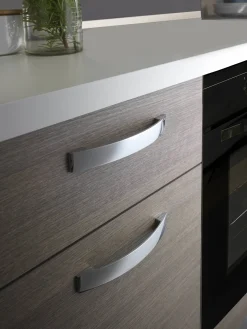Keukenblok Sofia 250Cm Notenhout Bruin