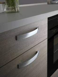 Keukenblok Sofia 250Cm Notenhout Bruin