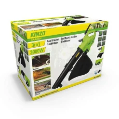 Kinzo Bladblazer - Met Opvangzak - 3000W - 3-In-1