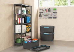 Kis Scuba Box L Zwart Blauw 80L