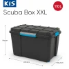 Kis Scuba Opbergbox Xl 110L Zwart/Blauwe