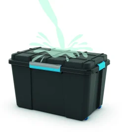 Kis Scuba Opbergbox Xl 110L Zwart/Blauwe