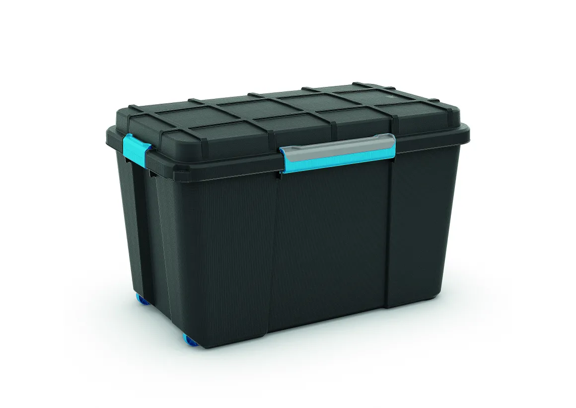 Kis Scuba Opbergbox Xl 110L Zwart/Blauwe
