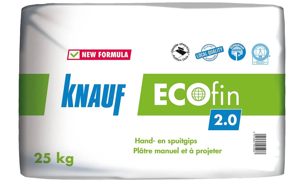Knauf Gipspleister Ecofin 25Kg