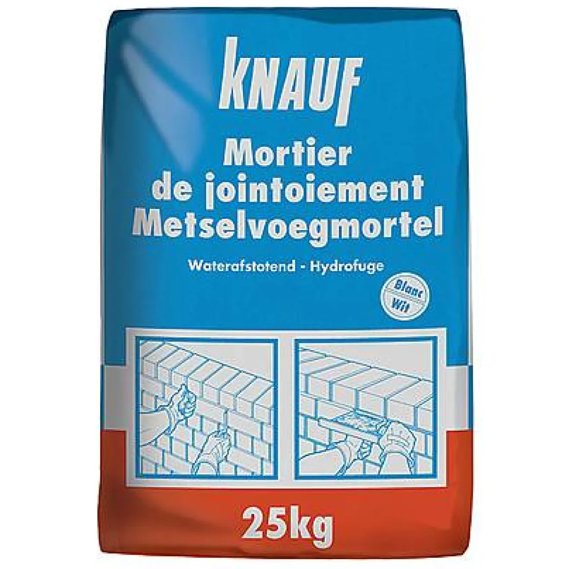 Knauf Metselvoegmortel Wit 25 Kg